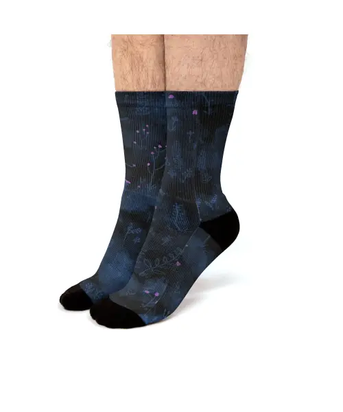 Wild Flowers Fit Crew Socks VTM0717