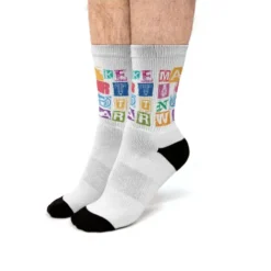 Make Art, Not War Fit Crew Socks VTM0721