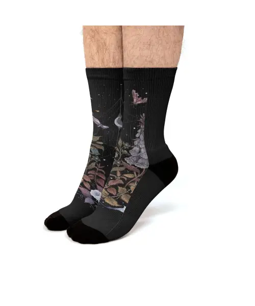 Witchy Garden Fit Crew Socks VTM0729