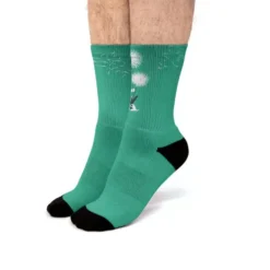 Rabbit With Dandelion Fit Crew Socks VTM0734