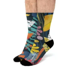 Artificial Matisse's Spring Scape Fit Crew Socks VTM0746