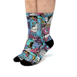 Groovy Spooky Fit Crew Socks VTM0749