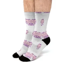 Take Care Of Peach Other Fit Crew Socks VTM0764