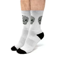 Skull, Nature And Something Else Fit Crew Socks VTM0773