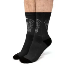 Don't Stop Dreaming - White Fit Crew Socks VTM0776