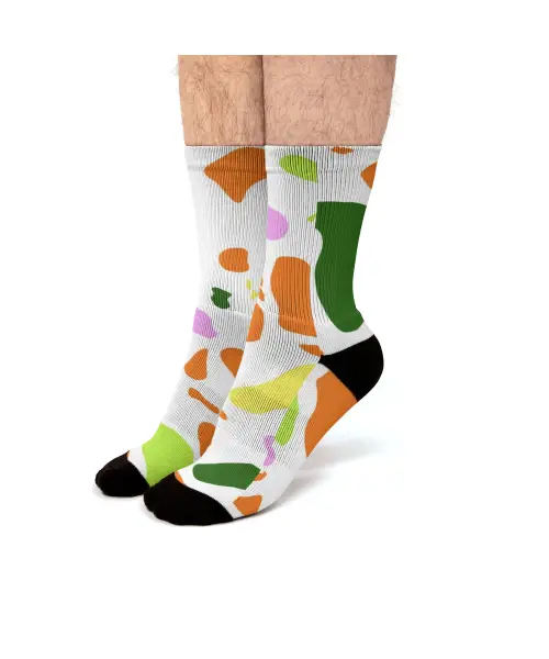 Spring Mosaic Fit Crew Socks VTM0778