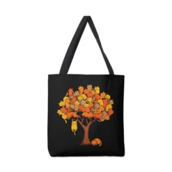 Cat Tree Canvas Tote Bags VTM0786