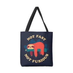 Not Fast, Not Furious Canvas Tote Bags VTM0788