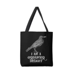 I Am A Goddamned Delight Canvas Tote Bags VTM0791