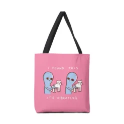 Strange Planet Special Product: I Found This It's Vibrating Canvas Tote Bags VTM0793
