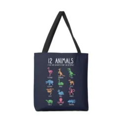 12 Animals (That Are Definitely Not An Octopus) Canvas Tote Bags VTM0794
