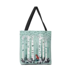 The Birches Canvas Tote Bags VTM0813