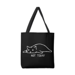 Not Today (Black Variant) Canvas Tote Bags VTM0816