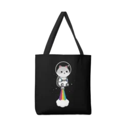 Space Cat Canvas Tote Bags VTM0817
