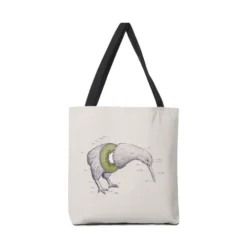 Kiwi Anatomy Canvas Tote Bags VTM0828