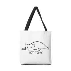 Not Today Canvas Tote Bags VTM0838