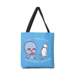 Strange Planet Special Product: My Precious Indifferent Creature Canvas Tote Bags VTM0842