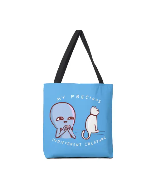 Strange Planet Special Product: My Precious Indifferent Creature Canvas Tote Bags VTM0842