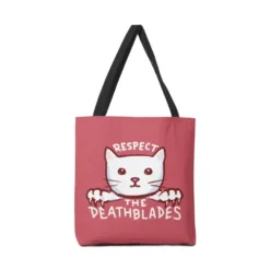 Strange Planet Special Product: Respect The Death Blades (Red) Canvas Tote Bags VTM0873