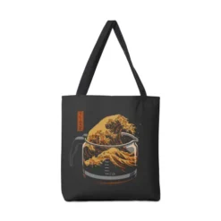 The Great Wave Of Coffee Canvas Tote Bags VTM0876