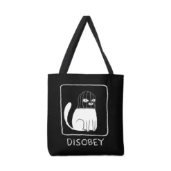Disobey (Dark) Canvas Tote Bags VTM0877
