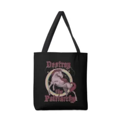 Destroy The Patriarchy Canvas Tote Bags VTM0896