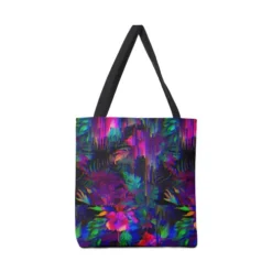 Tropiglitch 001 Canvas Tote Bags VTM0904