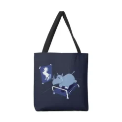 Runnin' Rhino Canvas Tote Bags VTM0908