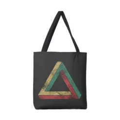 Optical Illusion-Colorful Canvas Tote Bags VTM0910
