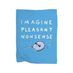 Strange Planet Special Product: Imagine Pleasant Nonsense Premium Fleece Blanket VTM0911