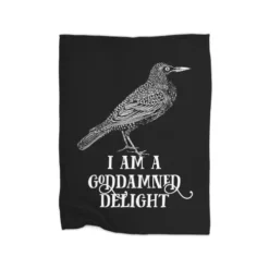 I Am A Goddamned Delight Premium Fleece Blanket VTM0913