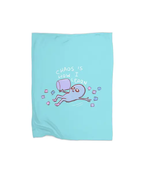 Strange Planet Special Product: Chaos Is How I Learn Premium Fleece Blanket VTM0914