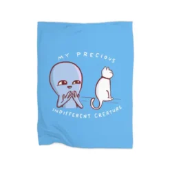 Strange Planet Special Product: My Precious Indifferent Creature Premium Fleece Blanket VTM0919