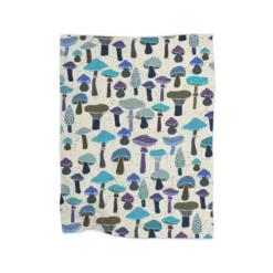 Magic Mushrooms Premium Fleece Blanket VTM0923