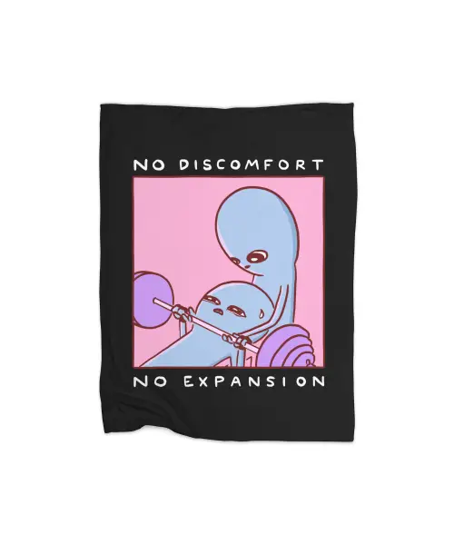Strange Planet Special Product: No Discomfort No Expansion Premium Fleece Blanket VTM0927
