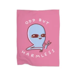 Strange Planet Special Product: Odd But Harmless Premium Fleece Blanket VTM0928
