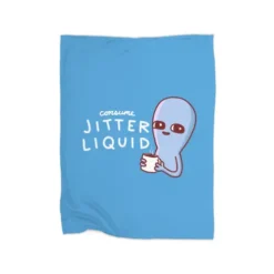 Strange Planet: Consume Jitter Liquid Premium Fleece Blanket VTM0929