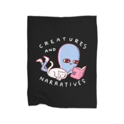 Strange Planet Special Product: Creatures And Narratives Premium Fleece Blanket VTM0930