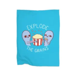 Strange Planet Special Product: Explode The Grains Premium Fleece Blanket VTM0933