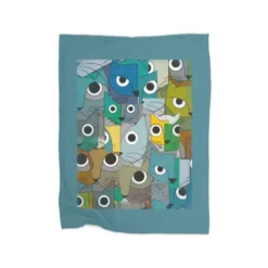 Cubicats Remix Premium Fleece Blanket VTM0936