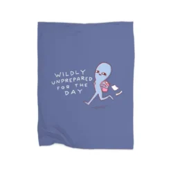 Strange Planet Special Product: Wildly Unprepared Premium Fleece Blanket VTM0941