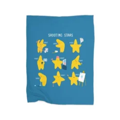 Shooting Stars! Premium Fleece Blanket VTM0946
