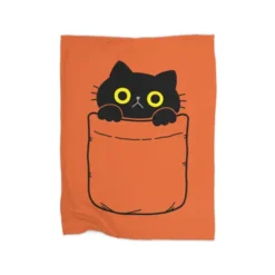 Pocket Cat Premium Fleece Blanket VTM0948