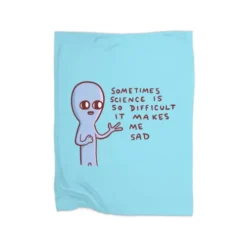 Strange Planet Special Product: Science Premium Fleece Blanket VTM0954