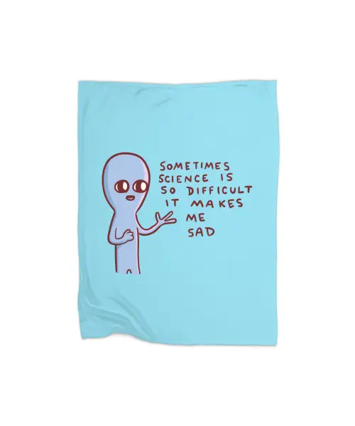 Strange Planet Special Product: Science Premium Fleece Blanket VTM0954