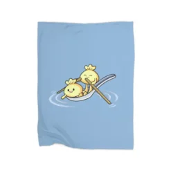 Dumpling Boat Premium Fleece Blanket VTM0955
