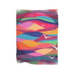 The Bright Sun Of The Desert Premium Fleece Blanket VTM0961