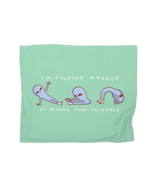 Strange Planet Special Product: Foldable Premium Fleece Blanket VTM0962