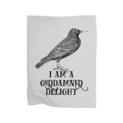 I Am A Goddamned Delight Premium Fleece Blanket VTM0968