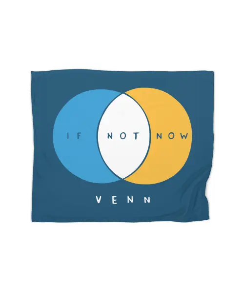 If Not Now Venn Premium Fleece Blanket VTM0987